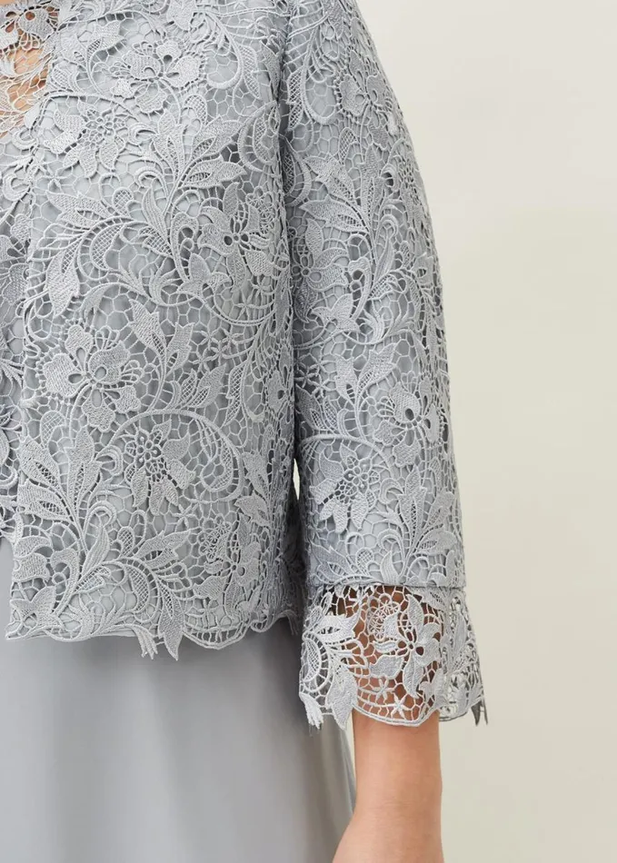 Phase Eight Luisa Lace Occasion Jacket Mineral Women Jackets