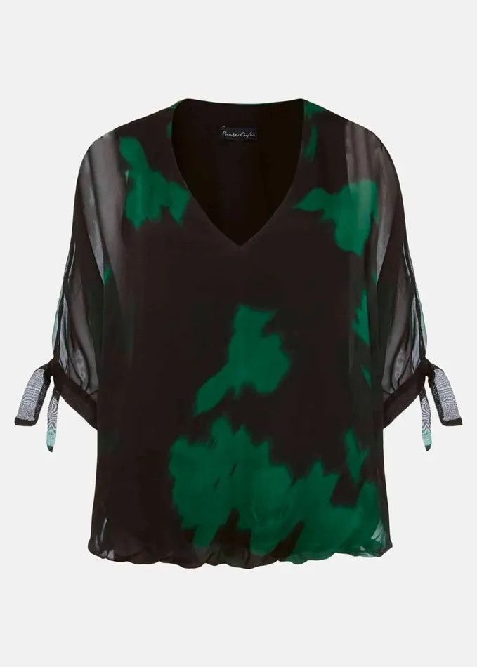 Phase Eight Madison Silk Blouse Green Women Shirts and Blouses
