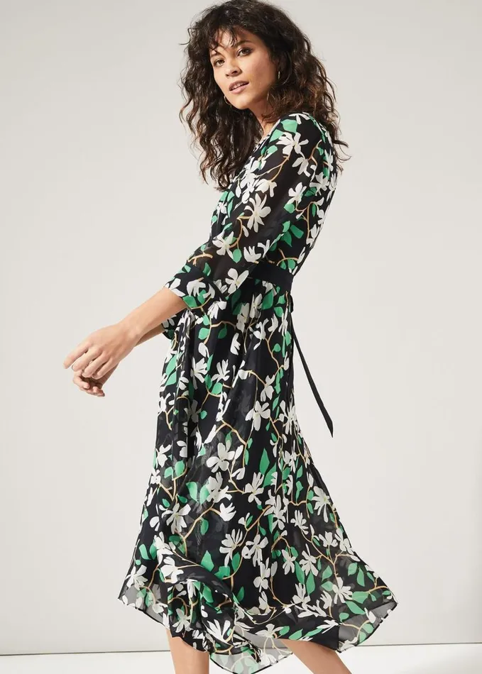 Phase Eight Magnolia Dress Navygreen Women Dresses