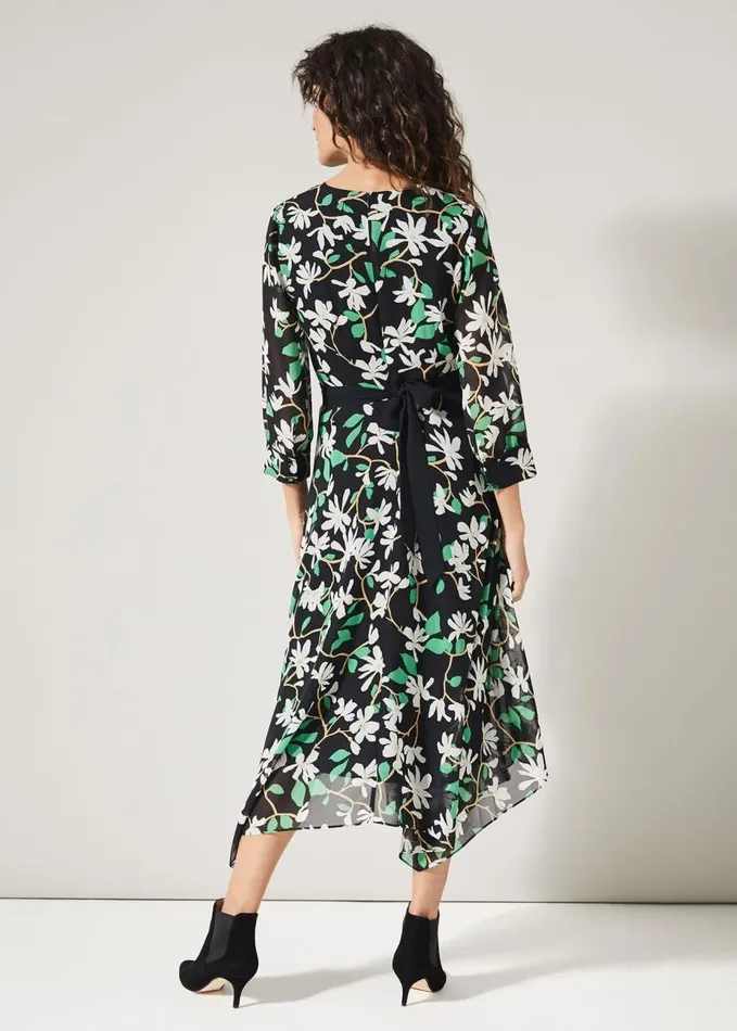 Phase Eight Magnolia Dress Navygreen Women Dresses