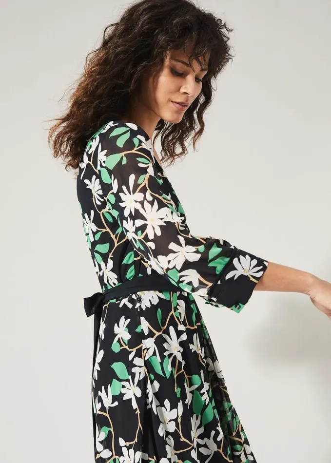 Phase Eight Magnolia Dress Navygreen Women Dresses