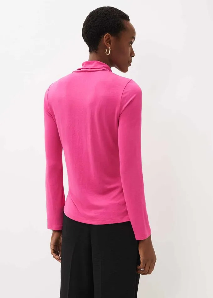 Phase Eight Maisie Cupro Tie Hem Top Hot Pink Women Tops and TShirts