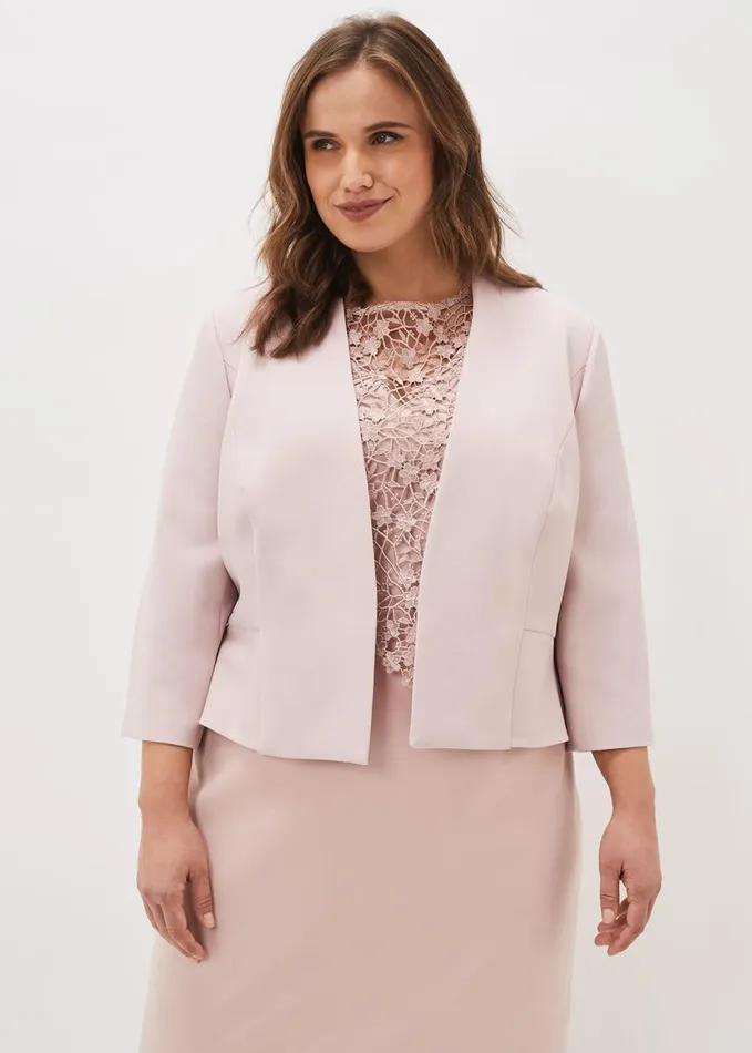 Phase Eight Mariposa Occasion Jacket Antique Rose Women Jackets