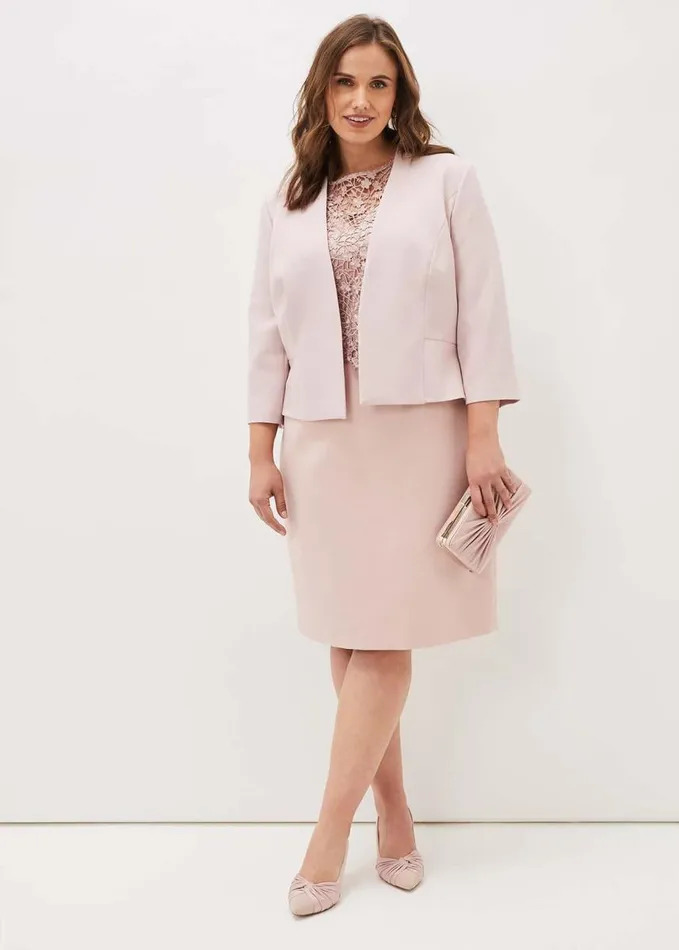 Phase Eight Mariposa Occasion Jacket Antique Rose Women Jackets