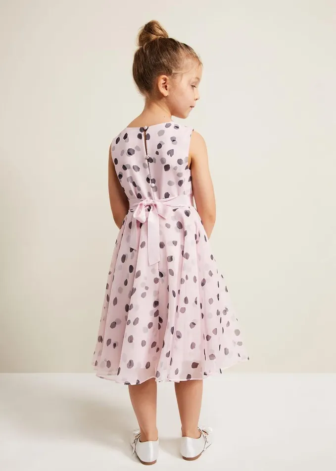 Phase Eight Megura Polka Dot Fit And Flare Dress Multicoloured Women Dresses