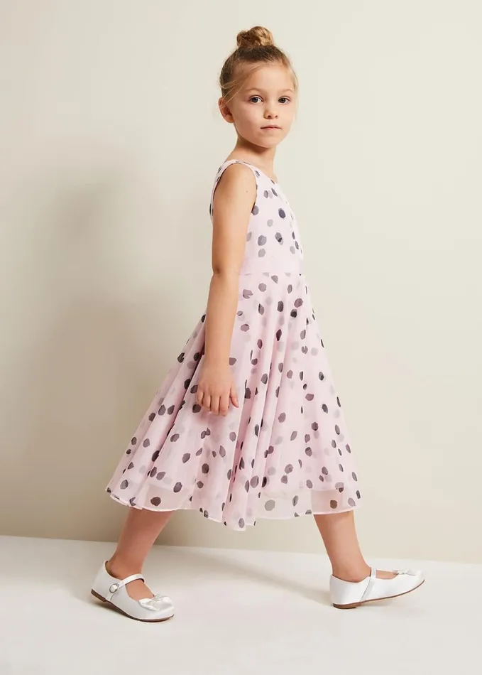 Phase Eight Megura Polka Dot Fit And Flare Dress Multicoloured Women Dresses