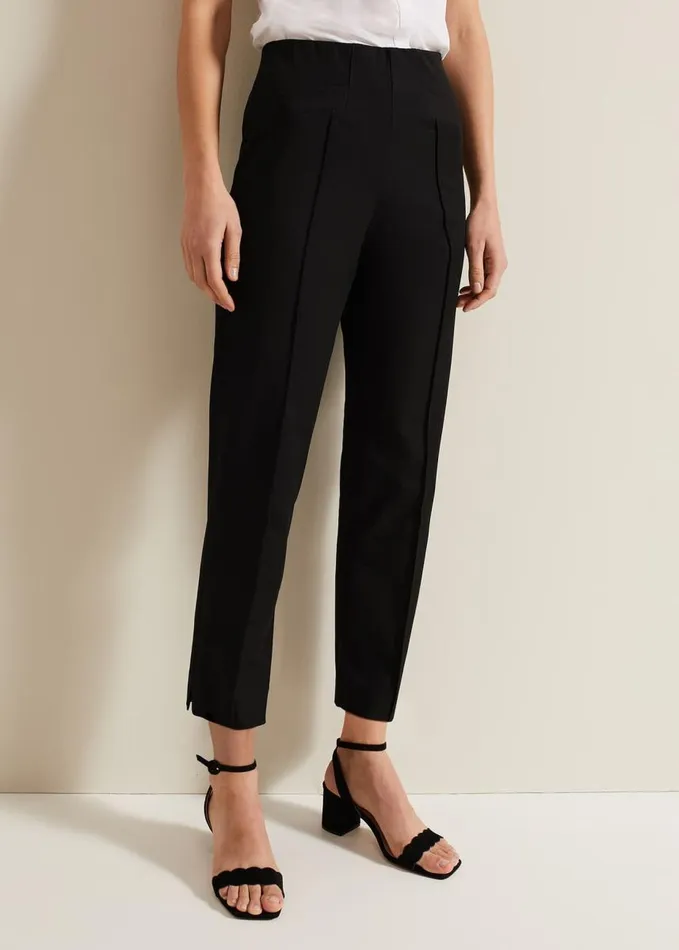 Phase Eight Miah Capri Trousers Black Women Trousers