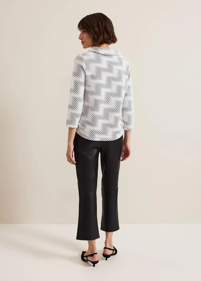Phase Eight Mya Black Pu Crop Trousers Black Women Trousers