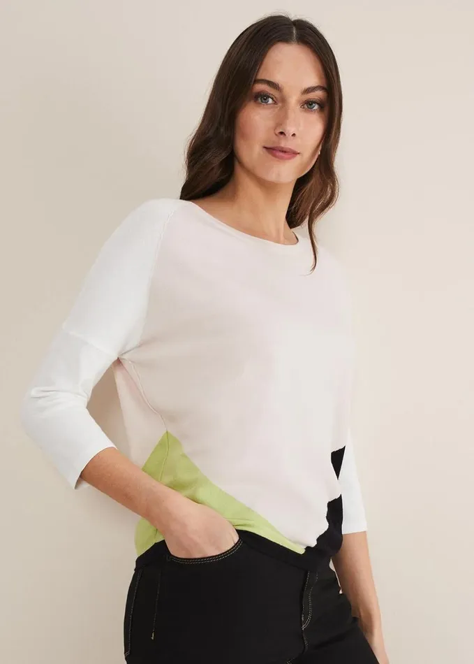 Phase Eight Noella Colour Block Jumper Multicoloured Women Knitwear