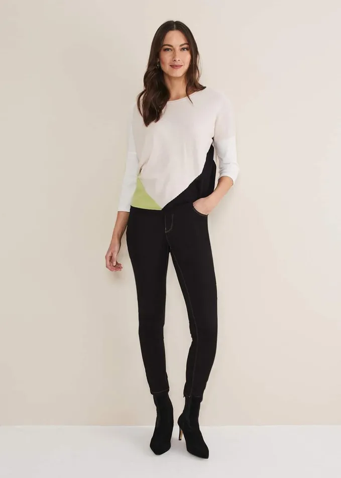 Phase Eight Noella Colour Block Jumper Multicoloured Women Knitwear