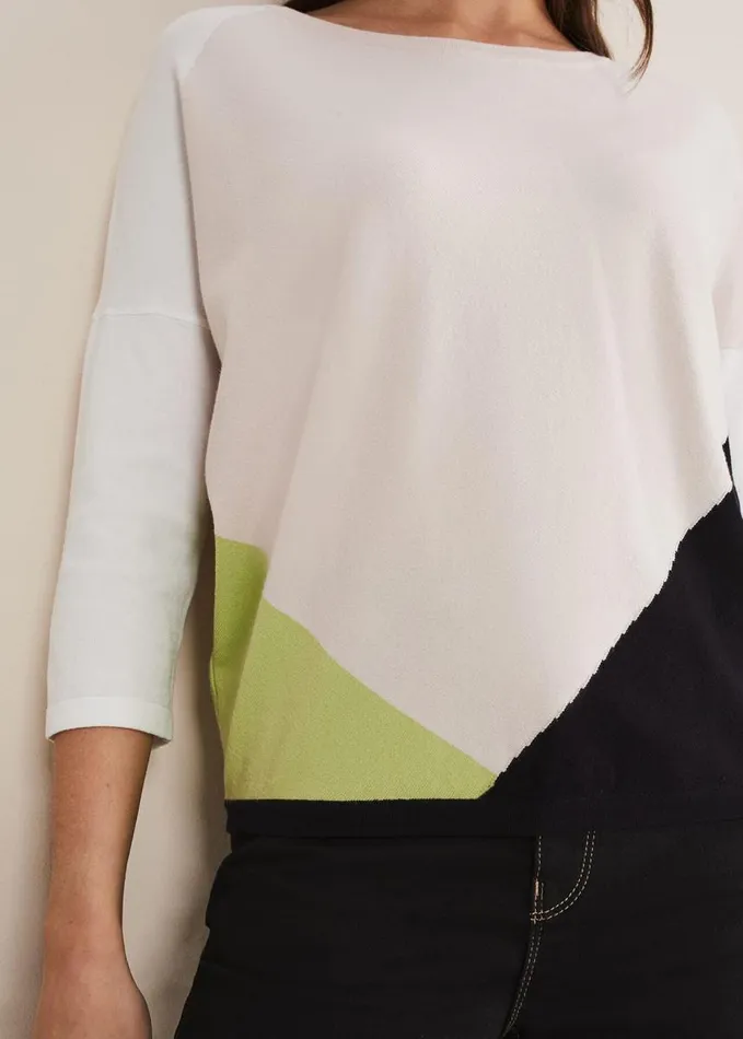 Phase Eight Noella Colour Block Jumper Multicoloured Women Knitwear