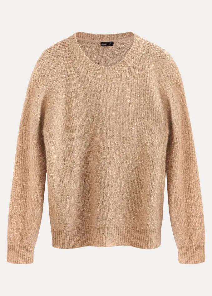 Phase Eight Oakley Sequin Mohair Jumper Neutral Women Knitwear