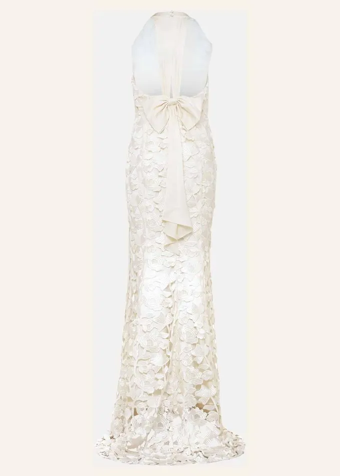 Phase Eight Olivia Bridal Lace Maxi Dress Ivory Women Dresses