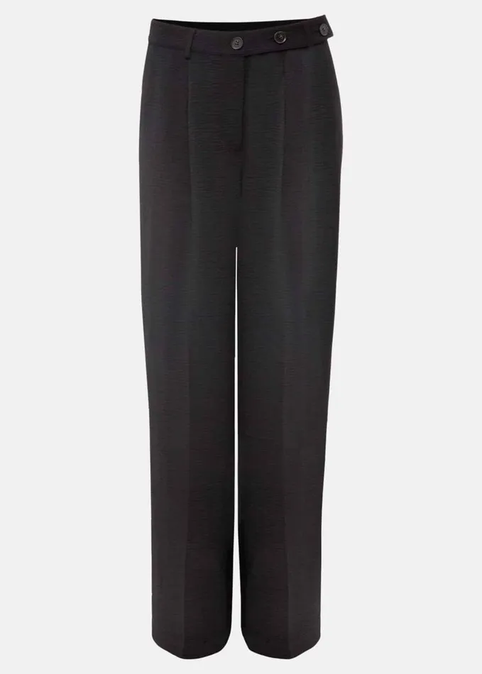 Phase Eight Opal Wide Leg Trousers Black Women Trousers