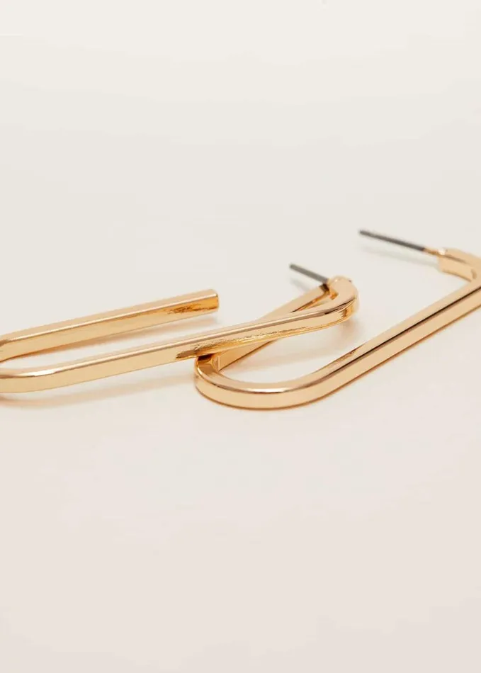 Phase Eight Oval Hoop Earring Gold Women Jewellery