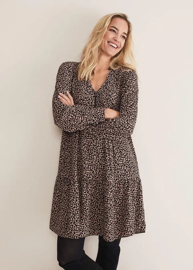 Phase Eight Penele Zip Dress Blackstone Women Dresses