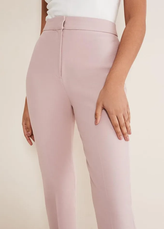 Phase Eight Petite Eira Cigarette Trousers Soft Pink Women Trousers
