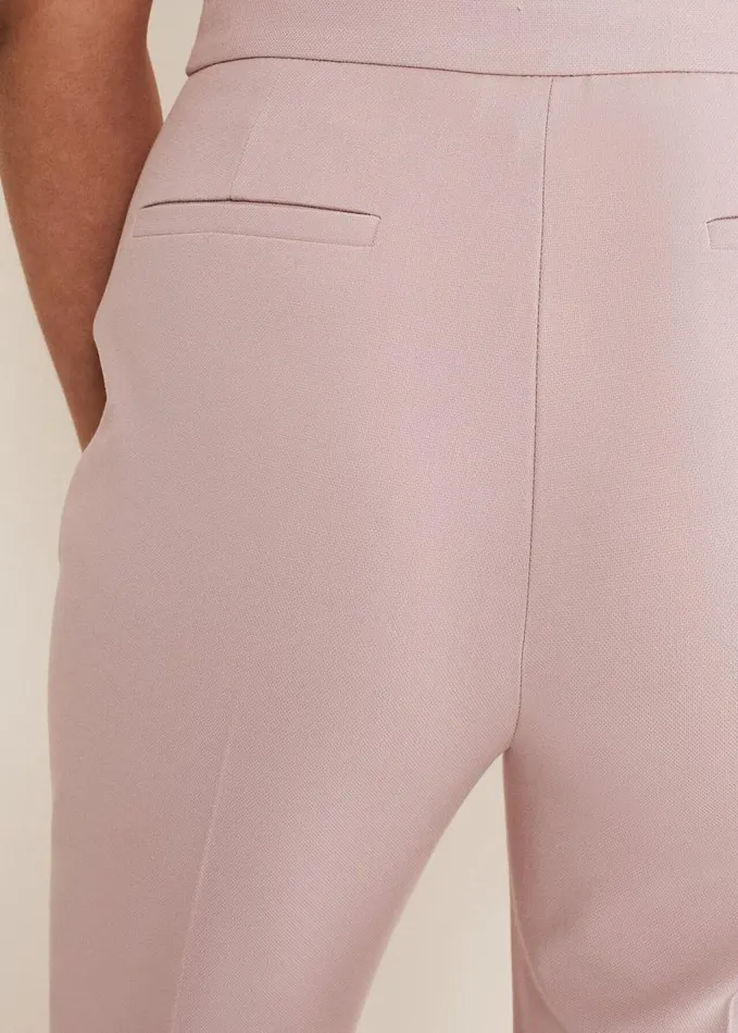 Phase Eight Petite Eira Cigarette Trousers Soft Pink Women Trousers