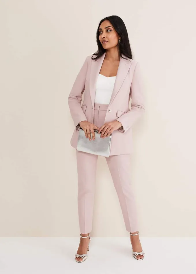 Phase Eight Petite Eira Cigarette Trousers Soft Pink Women Trousers