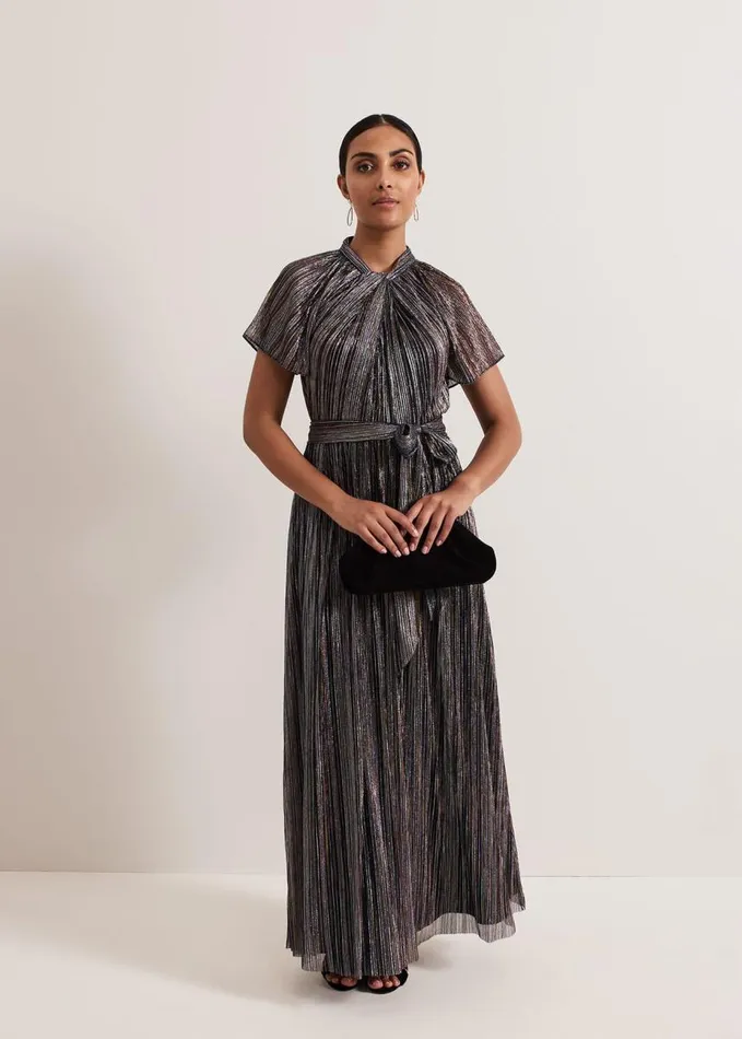 Phase Eight Petite Riah Shimmer Maxi Dress Multicoloured Women Dresses