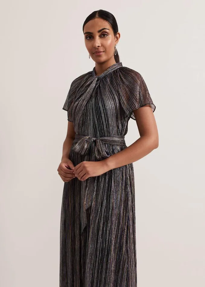 Phase Eight Petite Riah Shimmer Maxi Dress Multicoloured Women Dresses