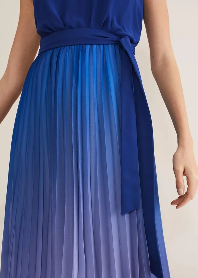 Phase Eight Piper Ombre Maxi Dress Blues Women Dresses