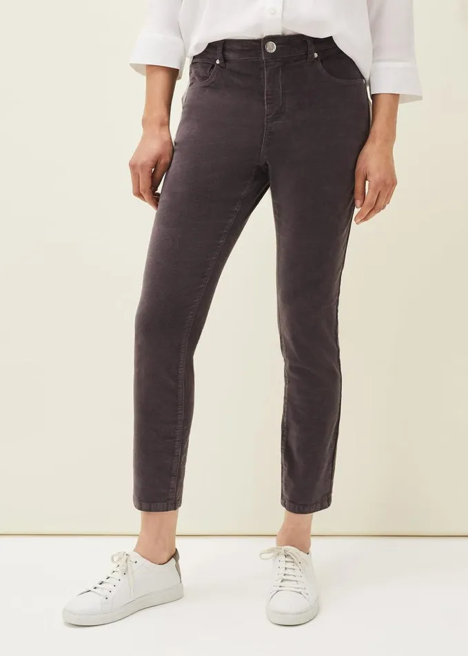 Phase Eight Rae Fine Corduroy Jeans Putty Women Jeans