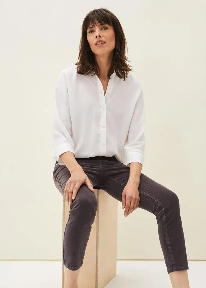 Phase Eight Rae Fine Corduroy Jeans Putty Women Jeans