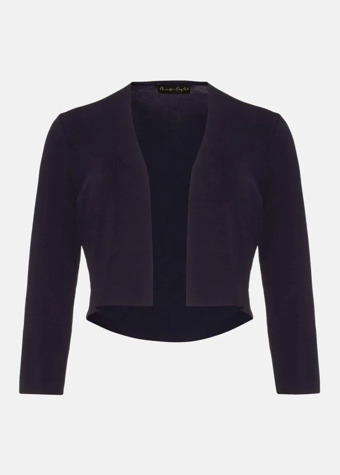 Phase Eight Salma Lightweight Knitted Jacket Navy Women Knitwear