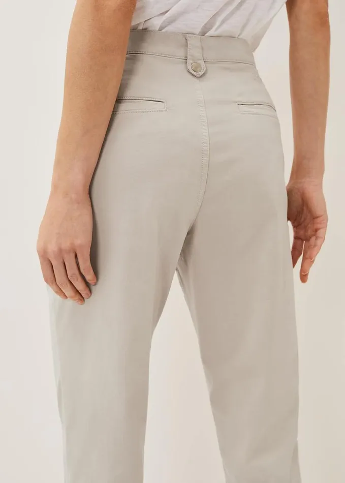 Phase Eight Sharon Chino Trousers Stone Women Trousers