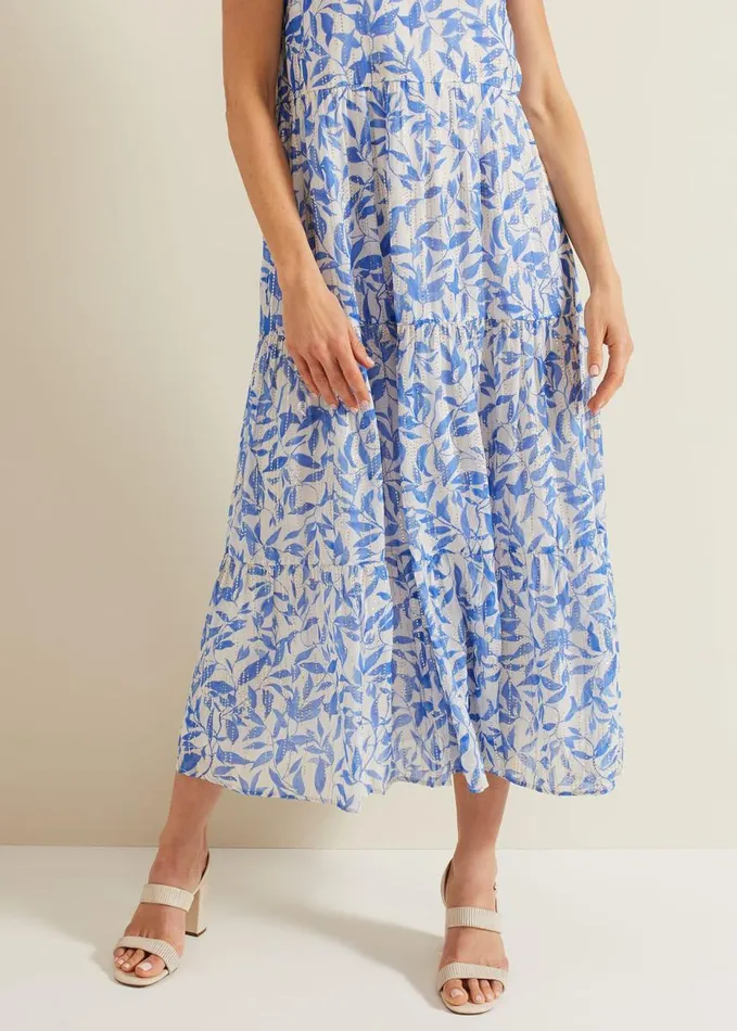 Phase Eight Sharron Sleeveless Midi Dress Navy Women Dresses