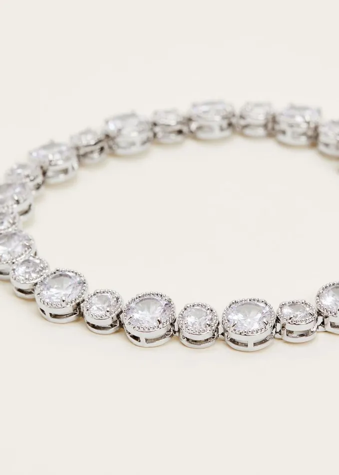 Phase Eight Silver Beaded Bracelet Silver Women Jewellery