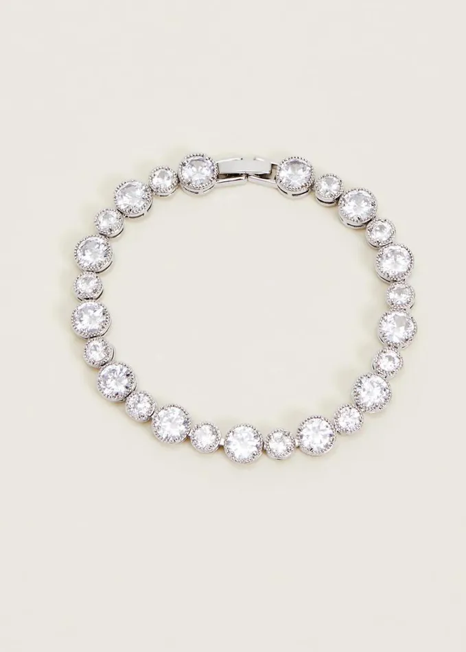 Phase Eight Silver Beaded Bracelet Silver Women Jewellery