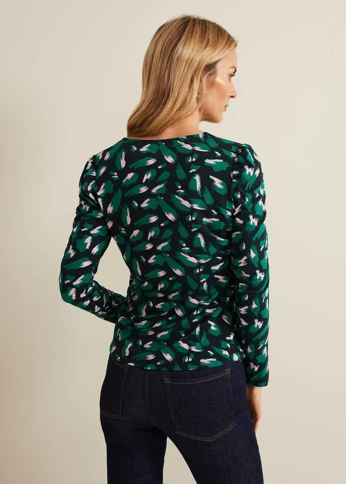 Phase Eight Sindy Animal Print Top Multicoloured Women Tops and TShirts
