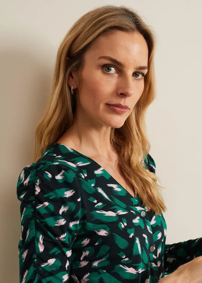 Phase Eight Sindy Animal Print Top Multicoloured Women Tops and TShirts