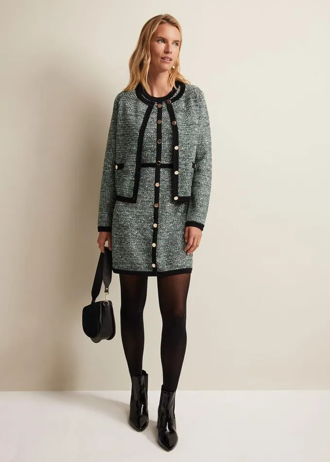Phase Eight Soraia Knitted Cardigan Multicoloured Women Knitwear
