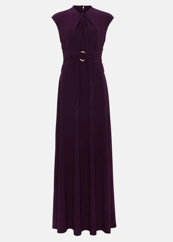 Phase Eight Tolly Burgundy Jersey Maxi Dress Burgundy Women Dresses