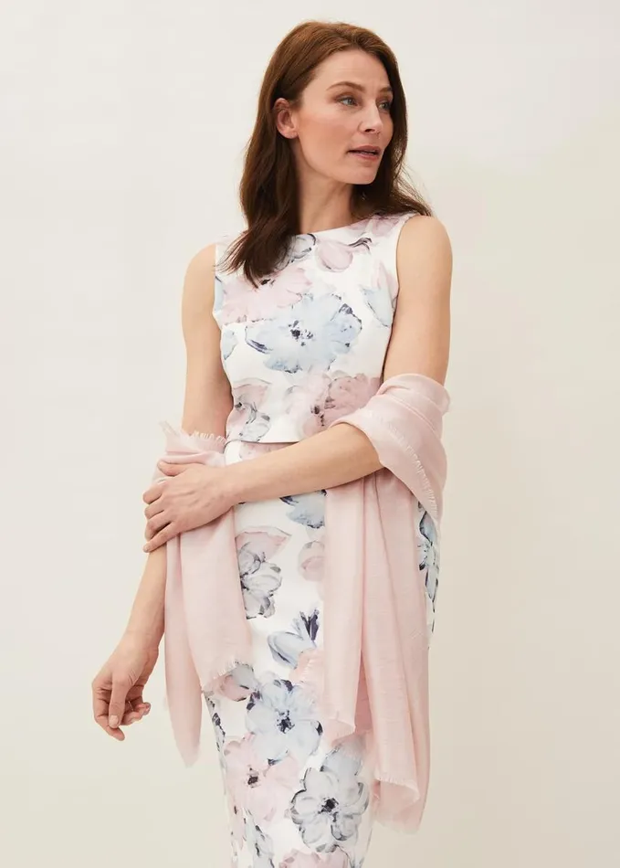 Phase Eight Verity Scarf Antique Rose Women Scarves