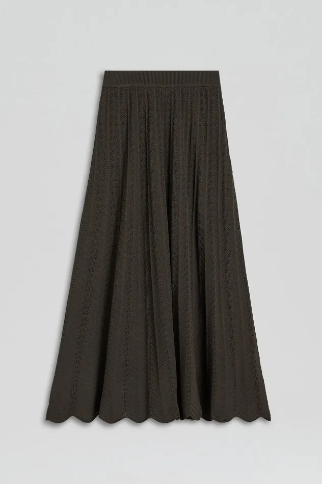 PLEAT LACE SKIRT JUNGLE Skirts Scanlan Theodore Women