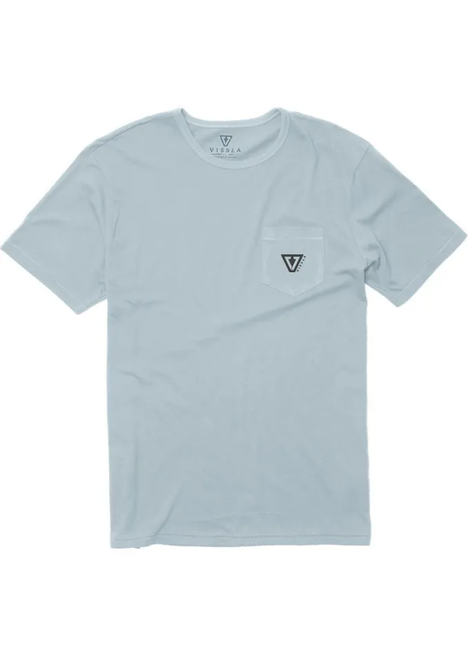 Premium Tees Established Premium Pkt Tee Chambray Vissla Men