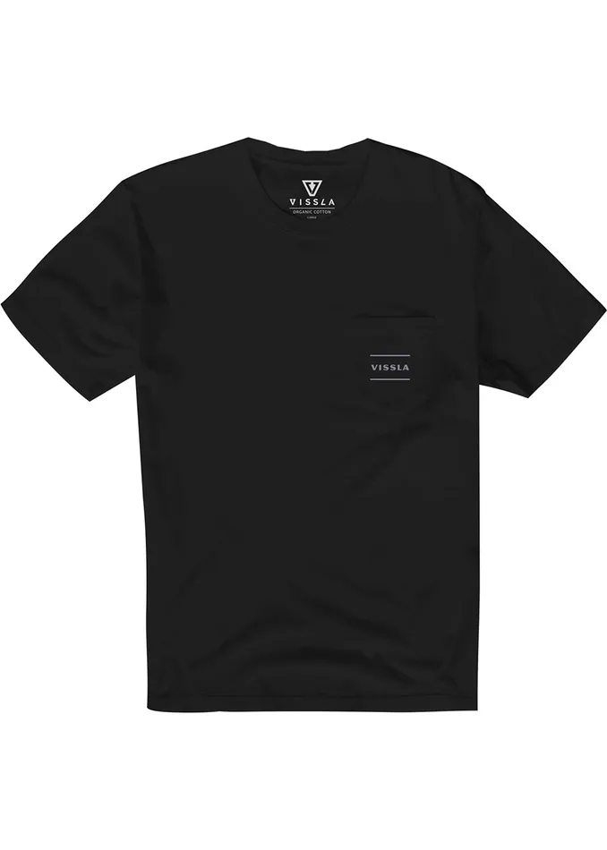 Premium Tees Men Masters Of Stoke Premium Pkt Tee Black Vissla Premium Tees Men Masters Of Stoke Premium Pkt Tee Black Vissla