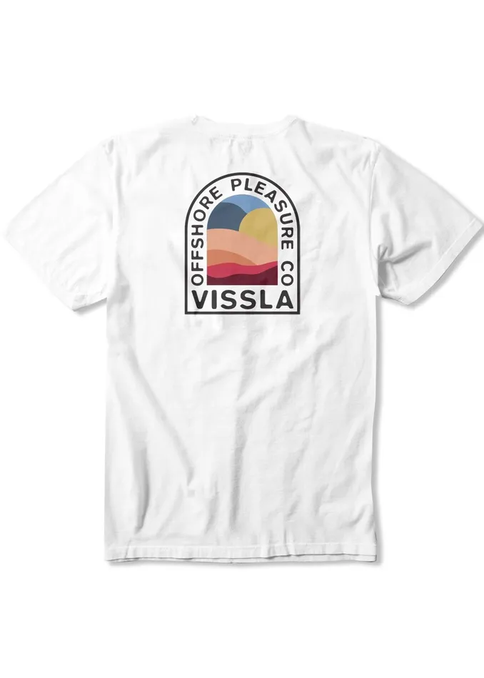 Premium Tees Offshore Pleasure Premium Pkt Tee White Vissla Men