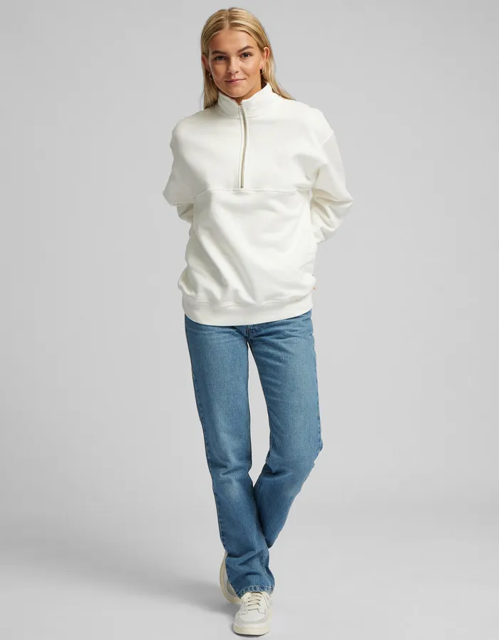 Quarter Zips Organic Quarter Zip 8211 Flamingo Pink 8211 Colorfulstandard Women