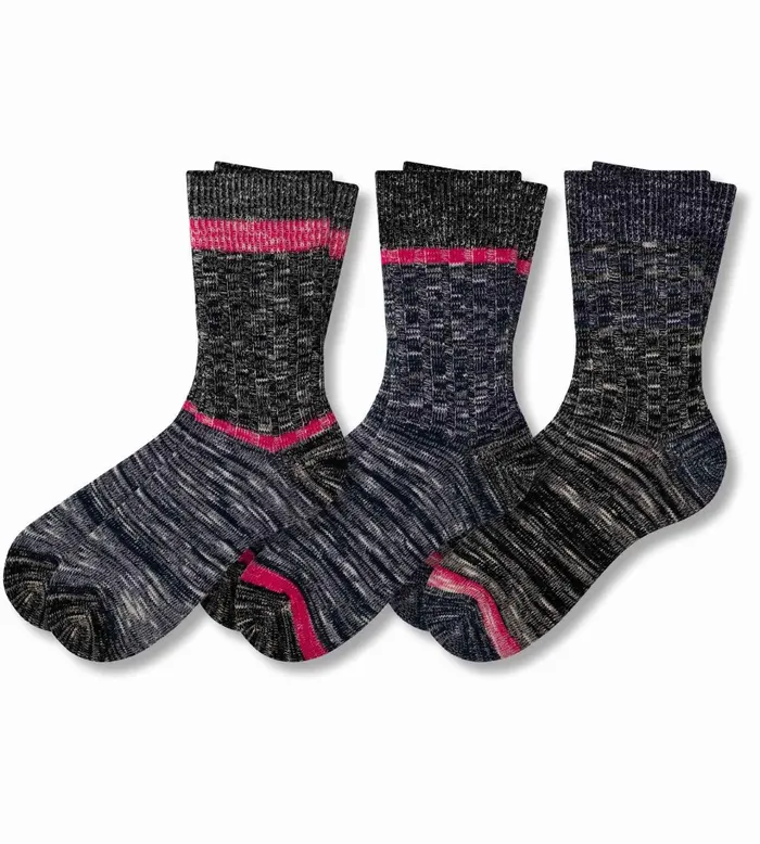 Ready For Everything Boot Crew Black Blue Socks 3 Pack Men Pair Of Thieves Crew