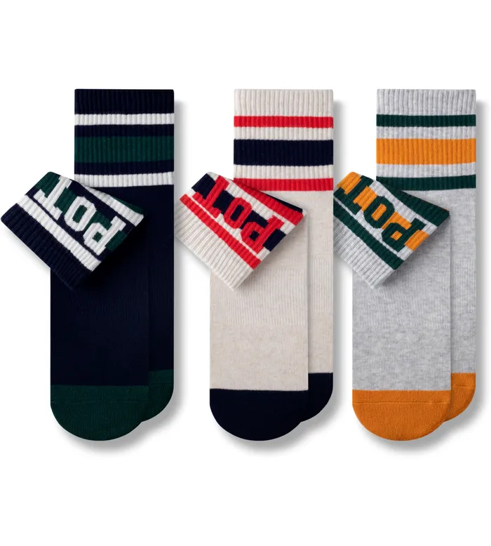 Ready For Everything Cushion Ankle Navy Grey Socks 3 Pack Men Pair Of Thieves Ankle
