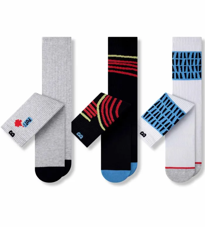 Ready For Everything Cushion Crew Lt Ht Grey Blk Socks 3 Pack Men Pair Of Thieves Crew