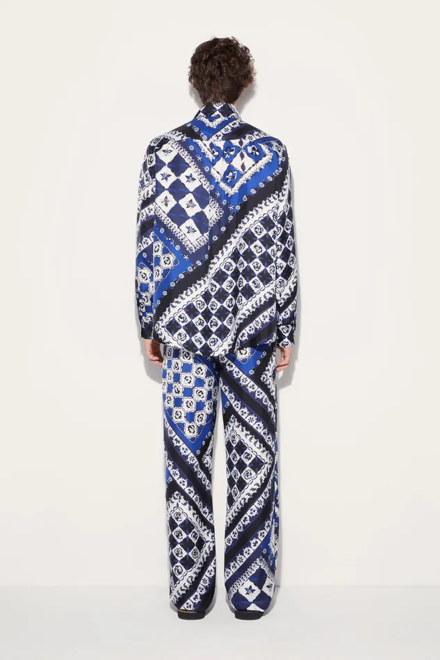 Ready To Wear Men PUCCI FestaPrint SilkTwill Shirt