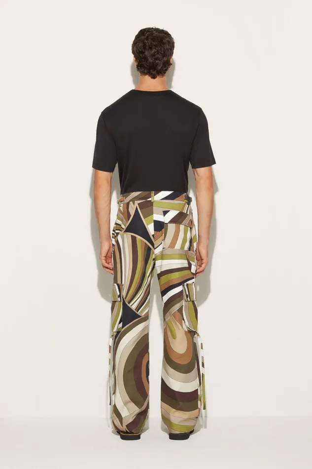 Ready To Wear Men PUCCI IridePrint Cargo Trousers