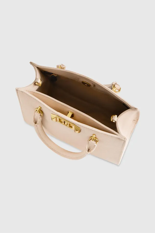 Rebecca Minkoff Amour Mini Tote Latte Women Tote Bags