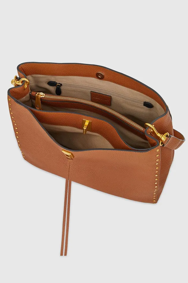 Rebecca Minkoff Darren Large Shoulder Bag Caramello Women Shoulder Bags